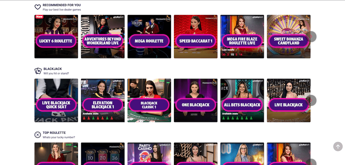 PartyCasino Canada Live Dealer