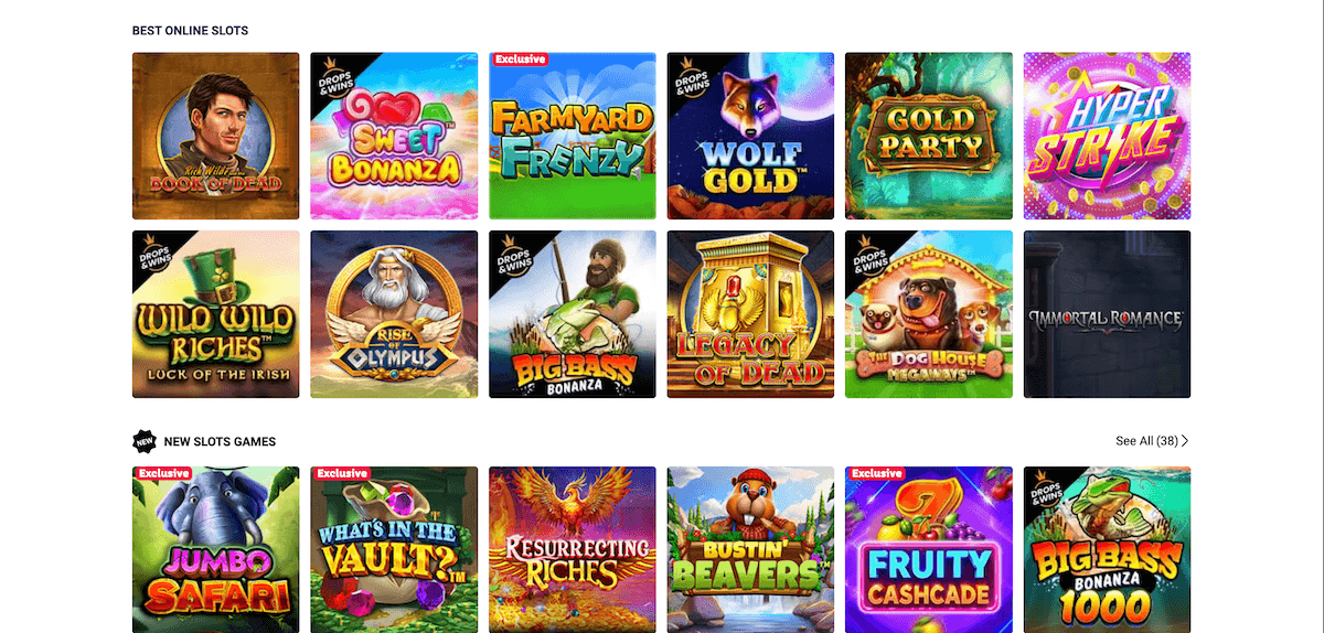 PartyCasino Canada Slots