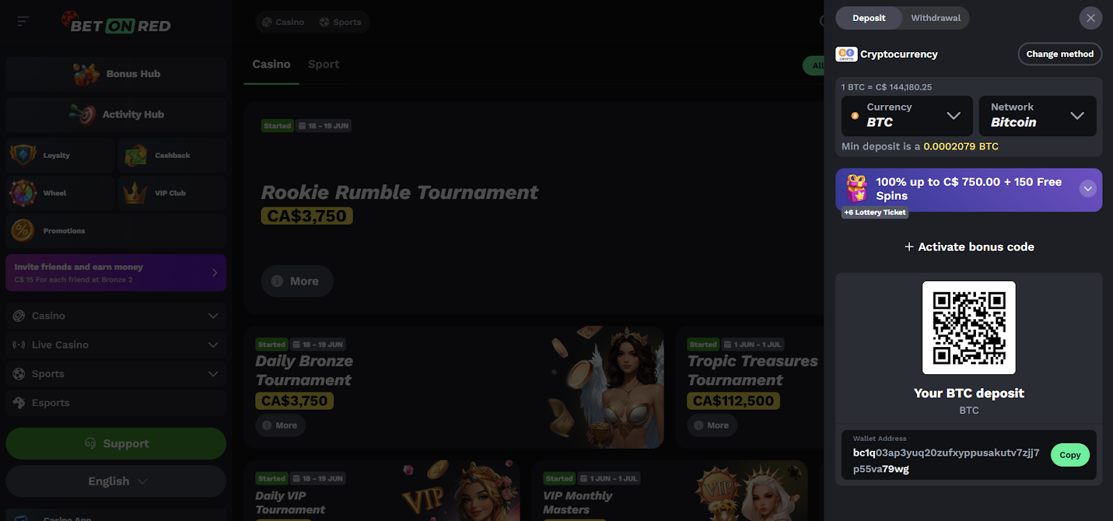 BetOnRed Casino