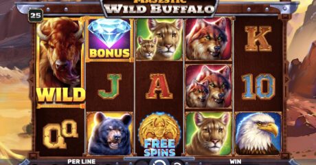 Vista de Majestic Wild Buffalo juego en línea
