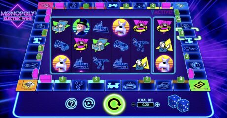 Vista de Monopoly Electric Wins Slot juego en línea