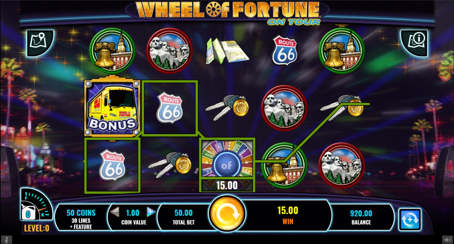 Wheel of Fortune Slot Screenshot