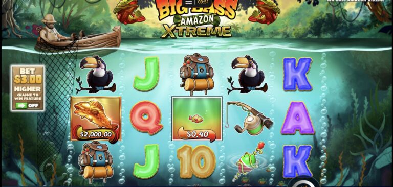 Captura de Pantalla de Big-Bass Bonanza Amazon Extreme