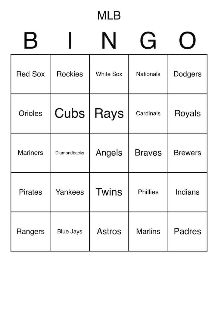 Make Your Own Bingo Cards Printable Free