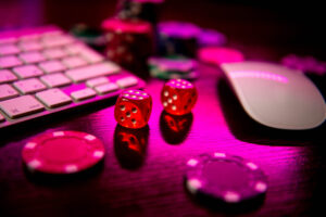 Dice and Casino Chips Online Gaming