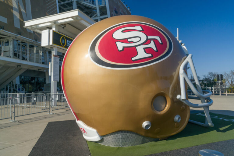 San Fransisco 49ers Stadium Helmet