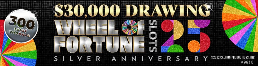 Calithon 2022 Schedule $30,000 Wheel Of Fortune Slot Promotion At Betrivers Casino