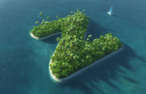 Gen Z shaped Island