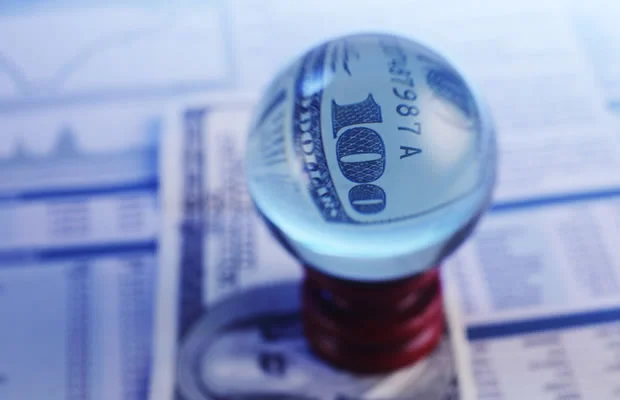 Crystal Ball 100 dollar bill