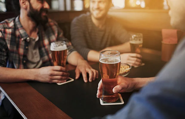 Group of Men drinking beer