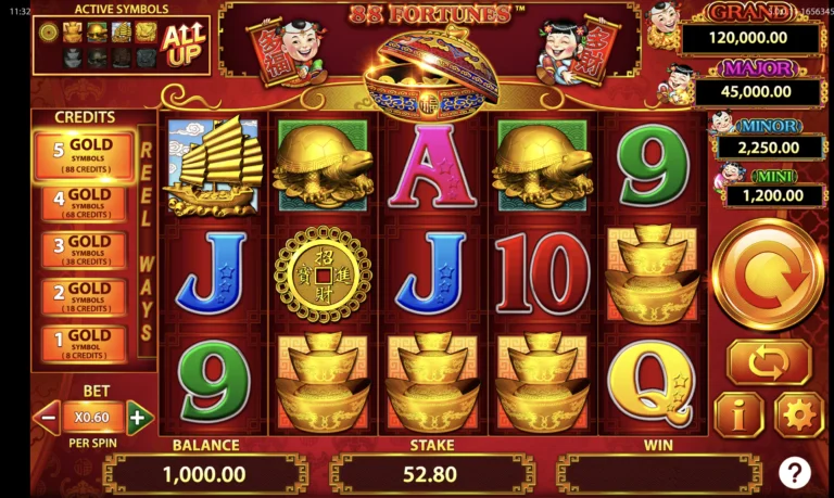 88 Fortunes Online Slot Screenshot