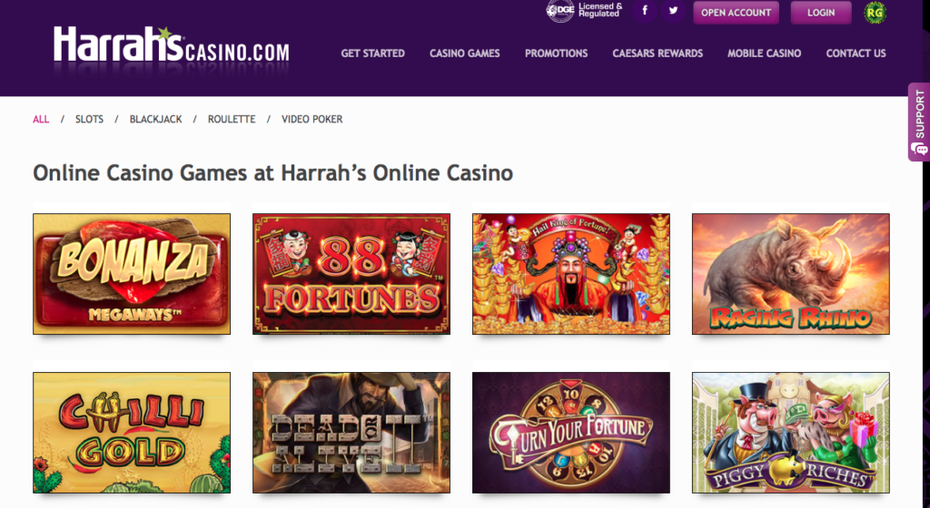 Harrah's Casino Bonus Code BONUSPLAY For 20 Free Spins