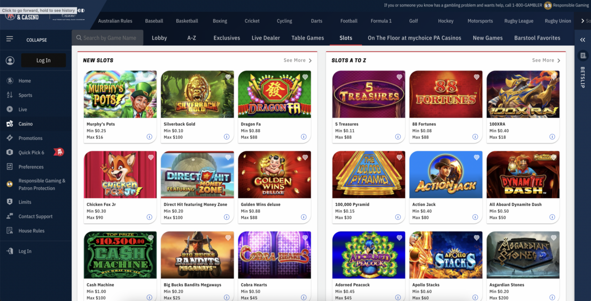 Barstool Casino Promo Code 1,000 Back on Signup