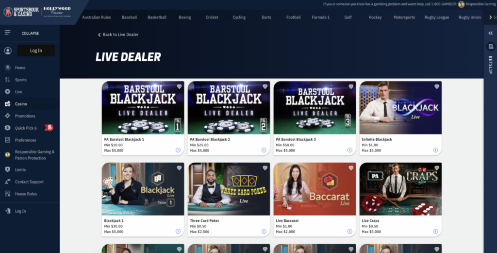 Live Dealer Games