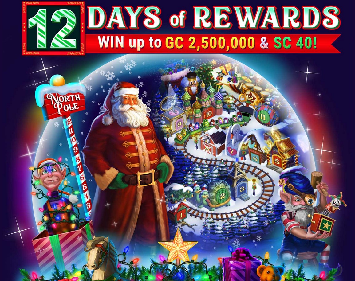 Win Big With The LuckyLand Slots 12 Days of Rewards