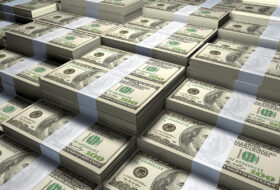 Stacks of cash: US lottery players have won three billion-plus jackpots in under a year.