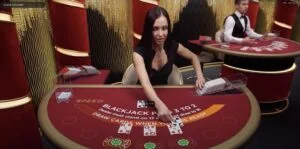 Speed Blackjack Evolution Game Screenshot