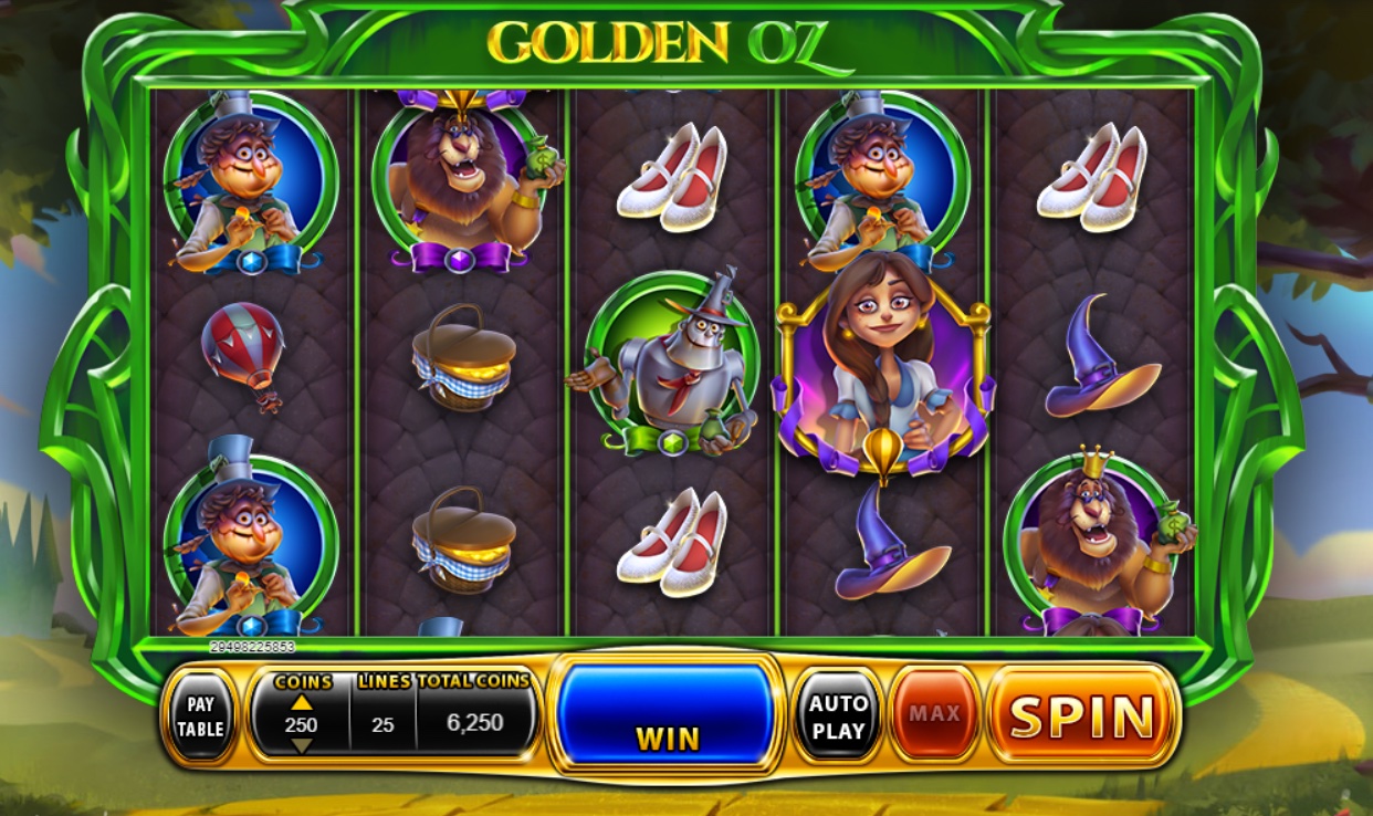 Golden Oz Slot Wizard of Oz Slot Machine Online