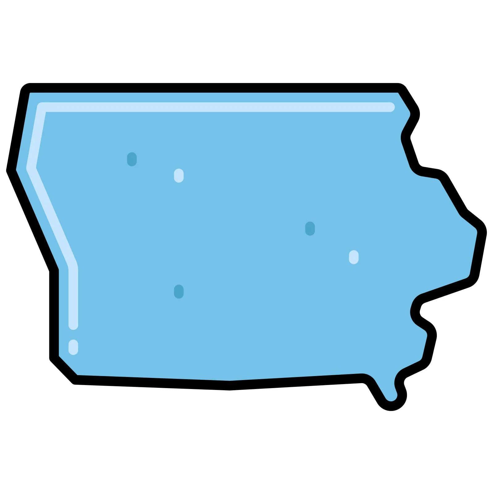 Iowa State Illustration