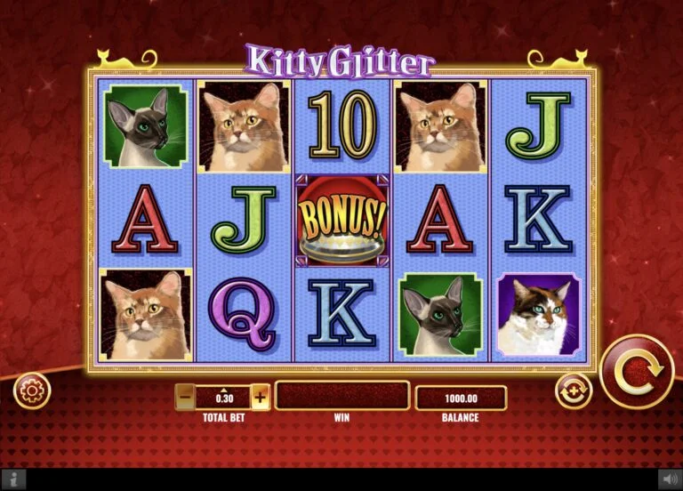 Kitty Glitter Slot Online Screenshot