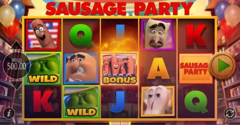 Sausage Party online movie slots