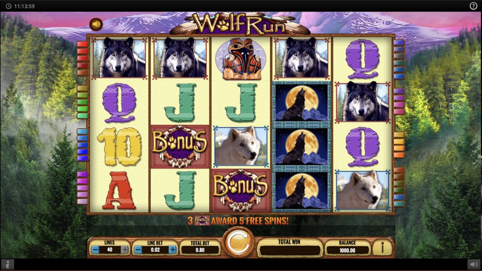 Wolf Run slot online Timber Wolf alternative