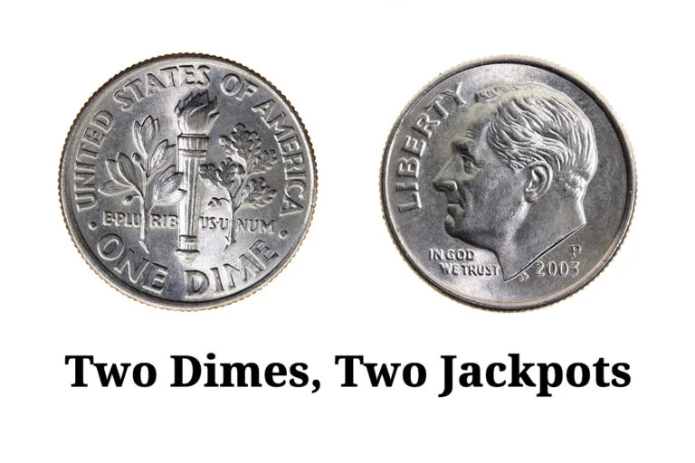 Two DraftKings Casino users hit six-figure progressive jackpots on dime-sized side bets.