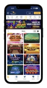 BetRivers App Slots Screenshot