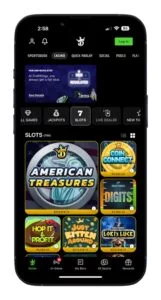 DraftKings App Slots Screenshot