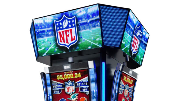 Aristocrat has unveiled NFL Super Bowl Jackpots, the first of six NFL-branded slots.