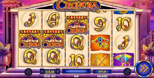 Caesars Cleopatra is a customized version of the classic slot from IGT.