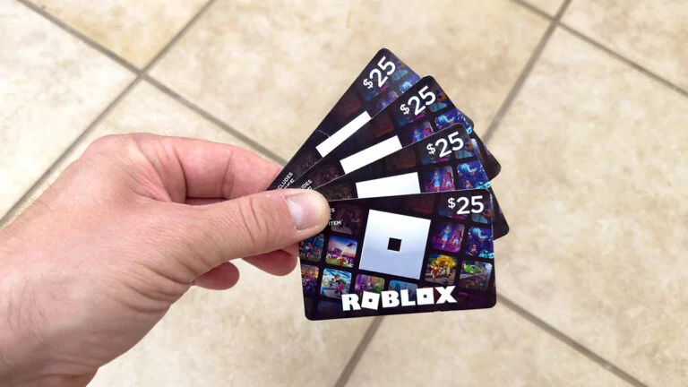 Roblox gift cards are one way to purchase Robux, which third party operators then use as gambling tokens.