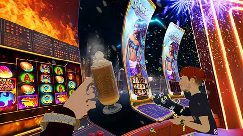 Vegas Infinite is a virtual reality gambling game built off of what used to be PokerStars VR.