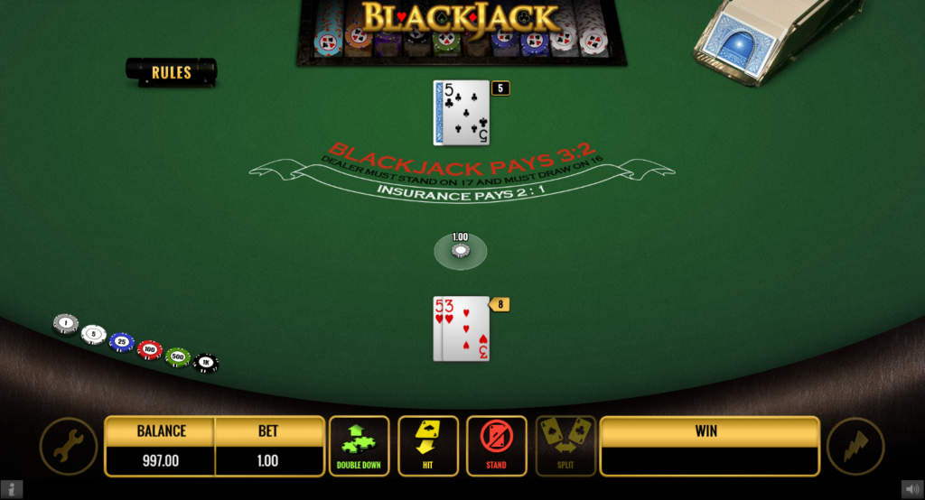 Blackjack Step Two