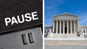 The Supreme Court has pressed pause on Florida sports betting.