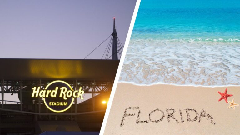 Floridians Can Bet on Sports, Hence Photos of Hard Rock Stadium and a Florida Beach