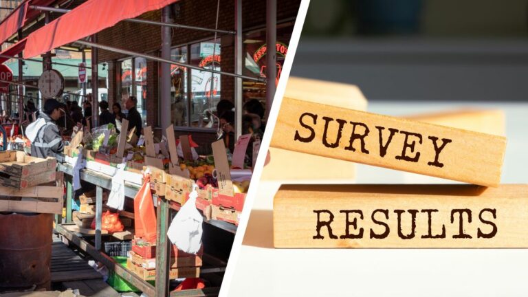 Bonus conducted a survey in the Italian Market in Philadelphia.