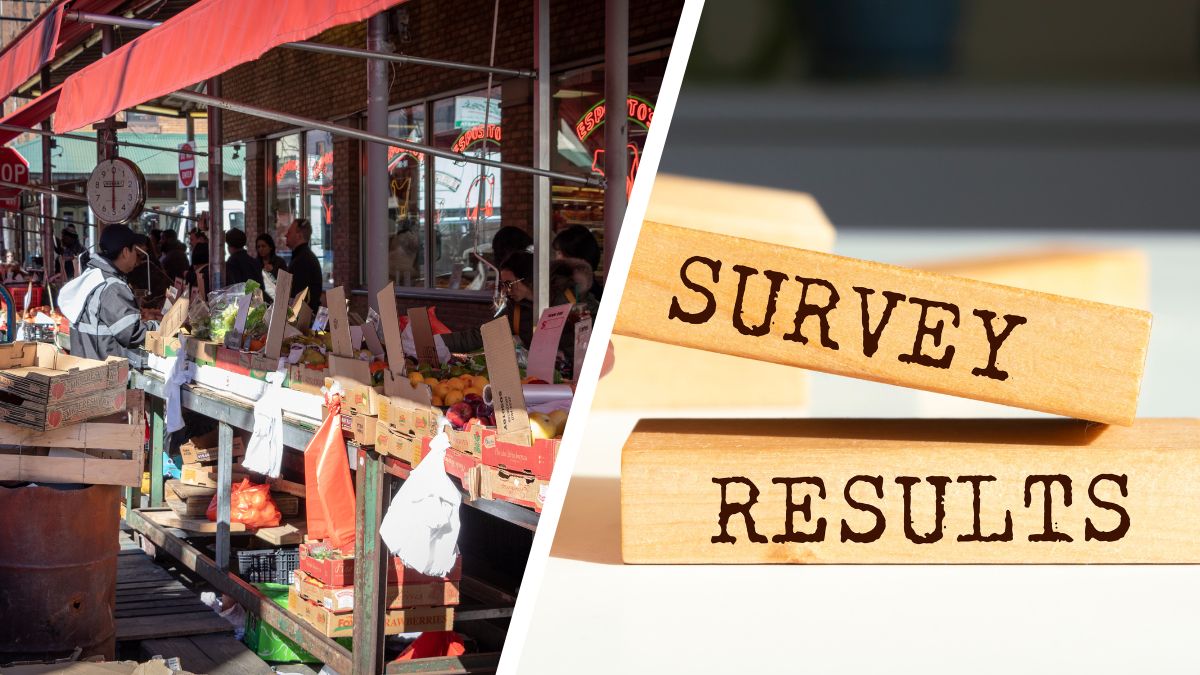 Bonus conducted a survey in the Italian Market in Philadelphia.