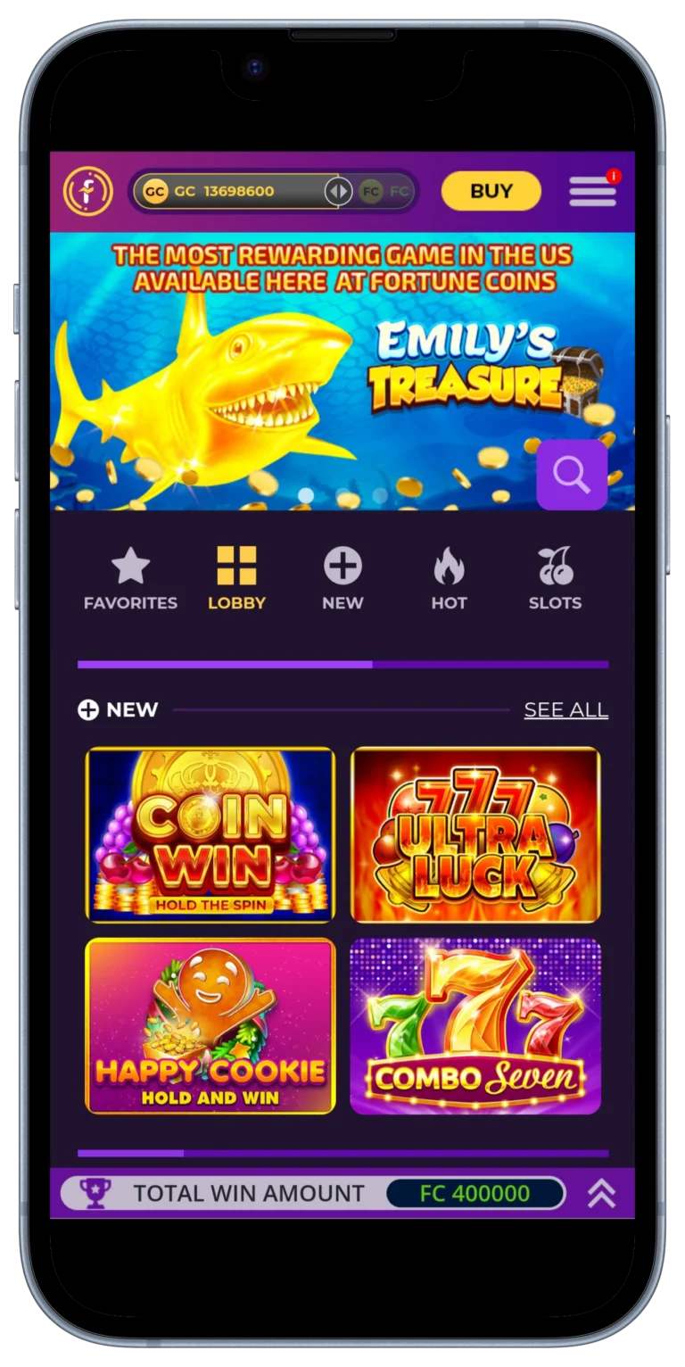 Fortune Coins Promo Codes and Sign-up Bonuses