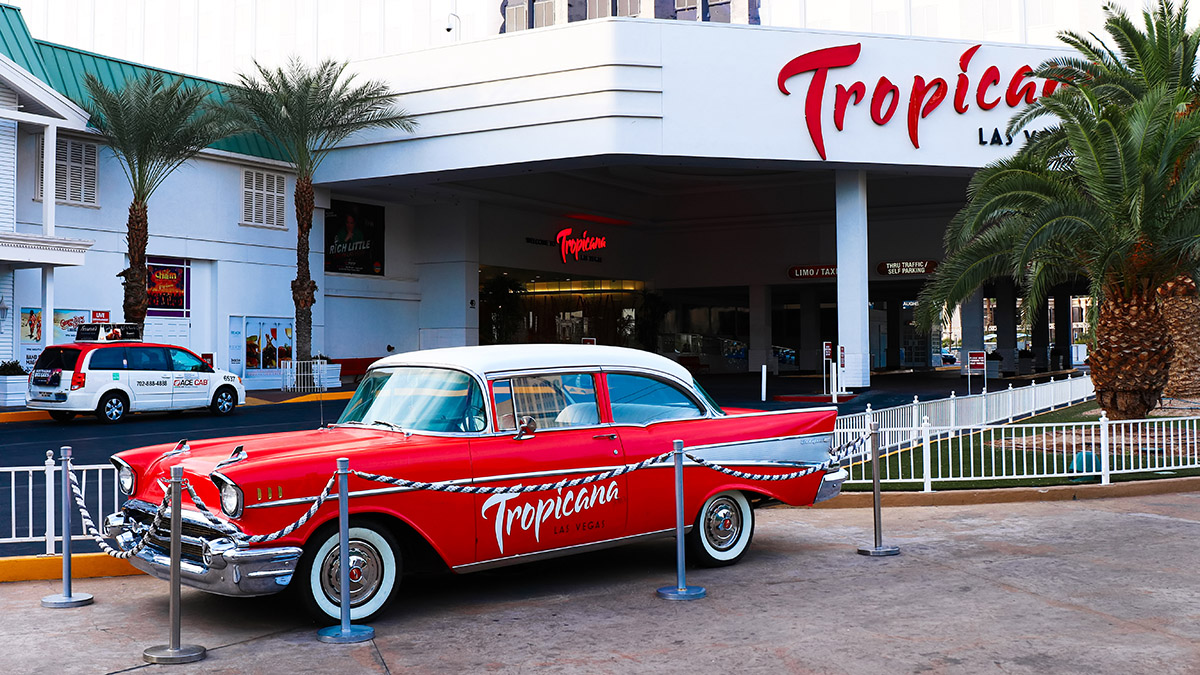 The Tropicana Casino in Las Vegas is slated for demolition shortly.