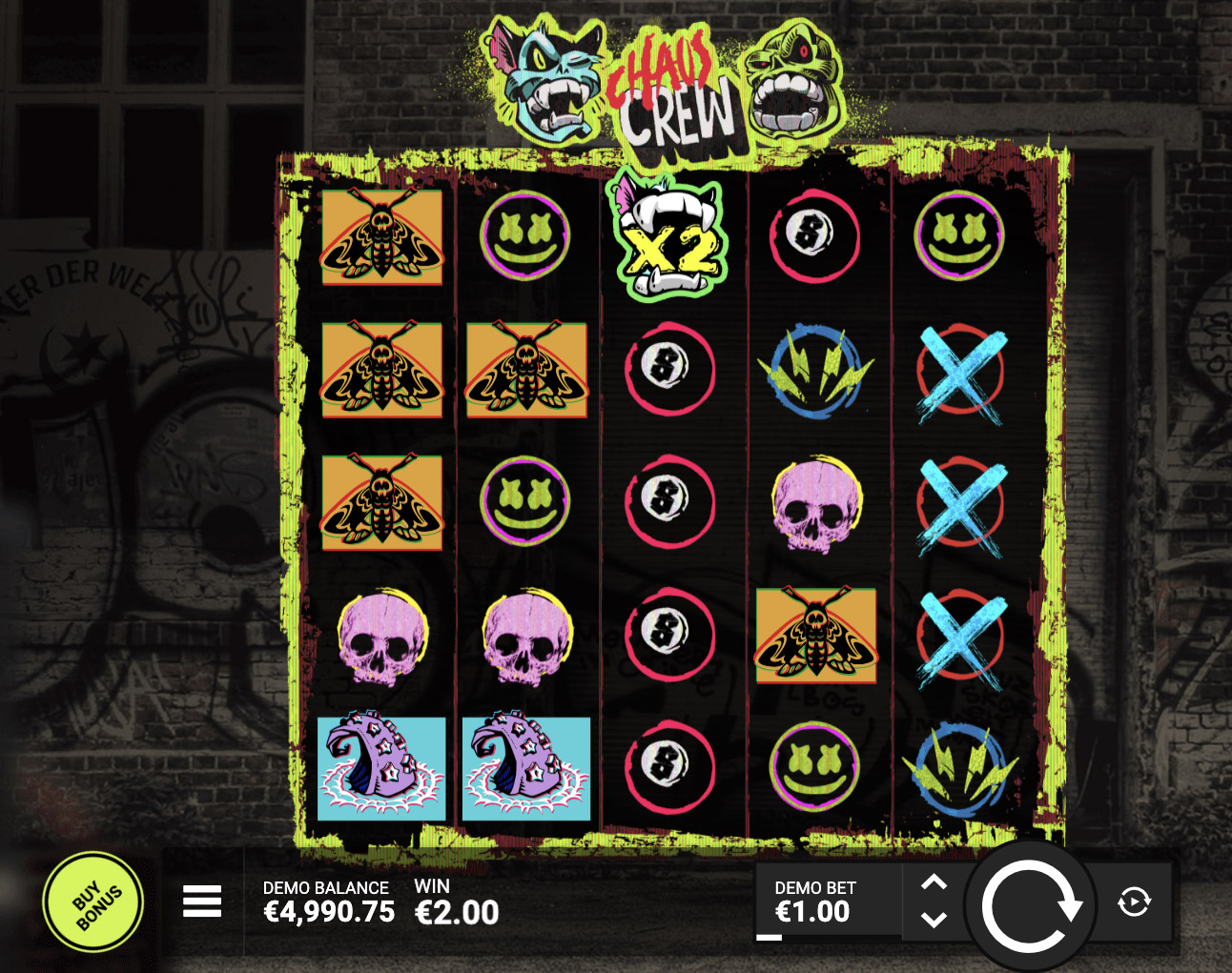 Chaos Crew is among the new Hacksaw Gaming slots available at Hard Rock Bet.