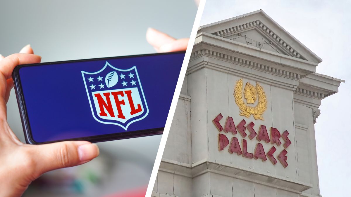 Caesars debuted NFL-branded live dealer games