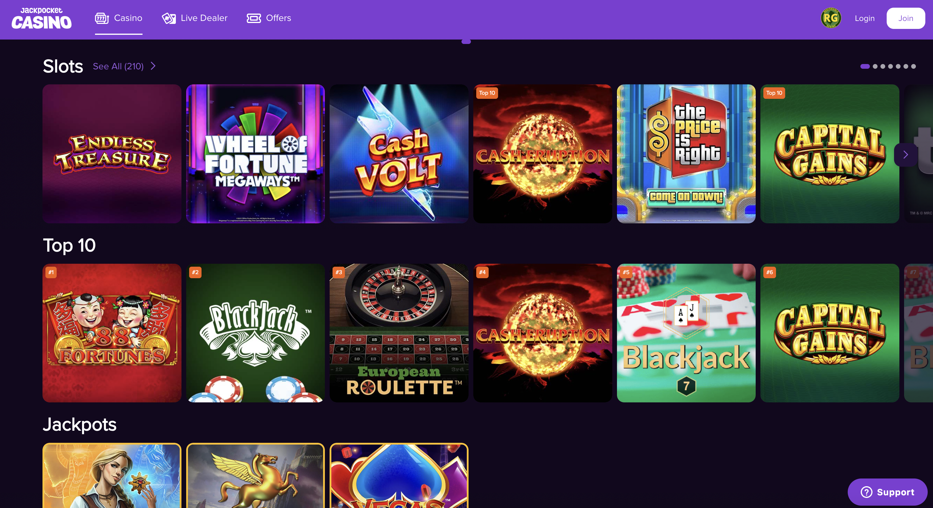 Jackpocket online Casino promo code and welcome bonus