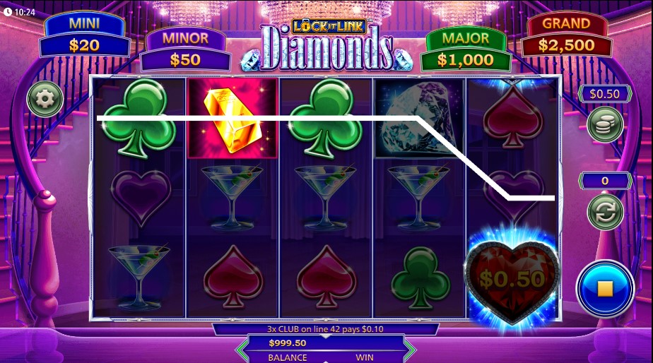 Lock it Link Diamonds Payline