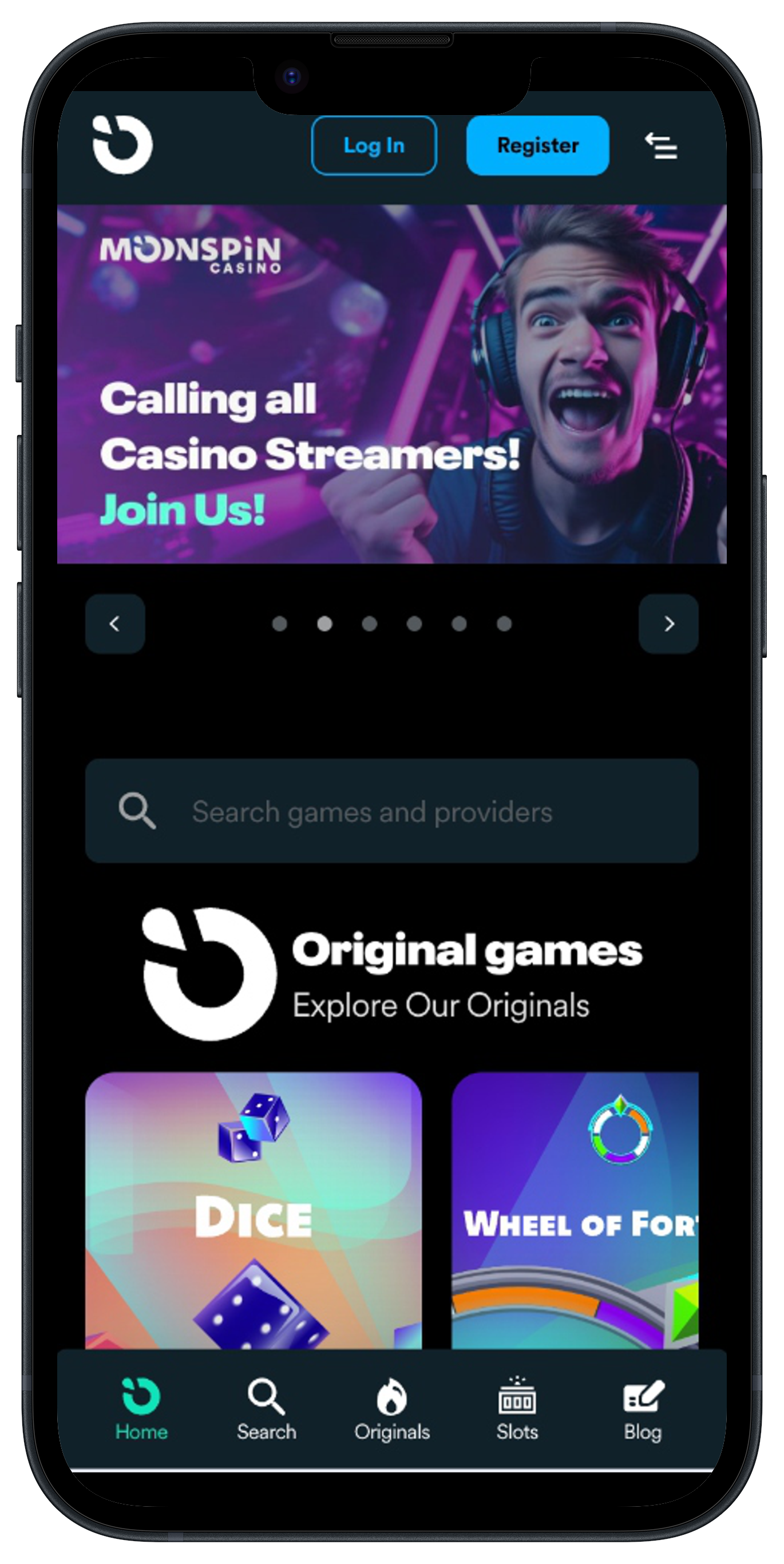 Moonspin Casino app
