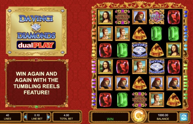 Da Vinci Diamonds Dual Play Screenshot