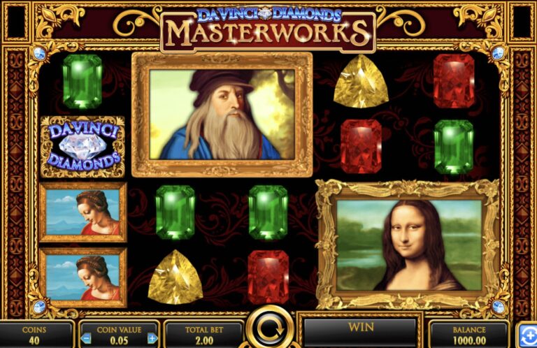 Da Vinci Diamonds Masterworks Screenshot