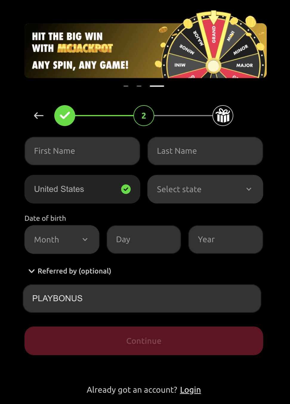 McLuck Promo Code PLAYBONUS Get 27.5 FREE SC + up to 57,500 GC