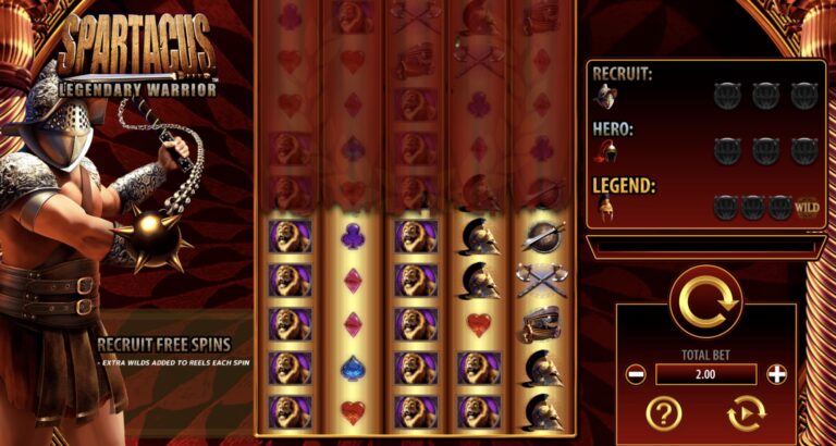Spartacus Legendary Warrior Slot Screenshot
