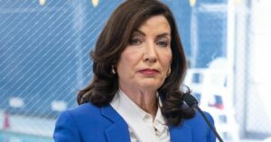 New York Gov. Kathleen C. Hochul said existing funding will work for the MTA, seemingly ending speculation about SB8185